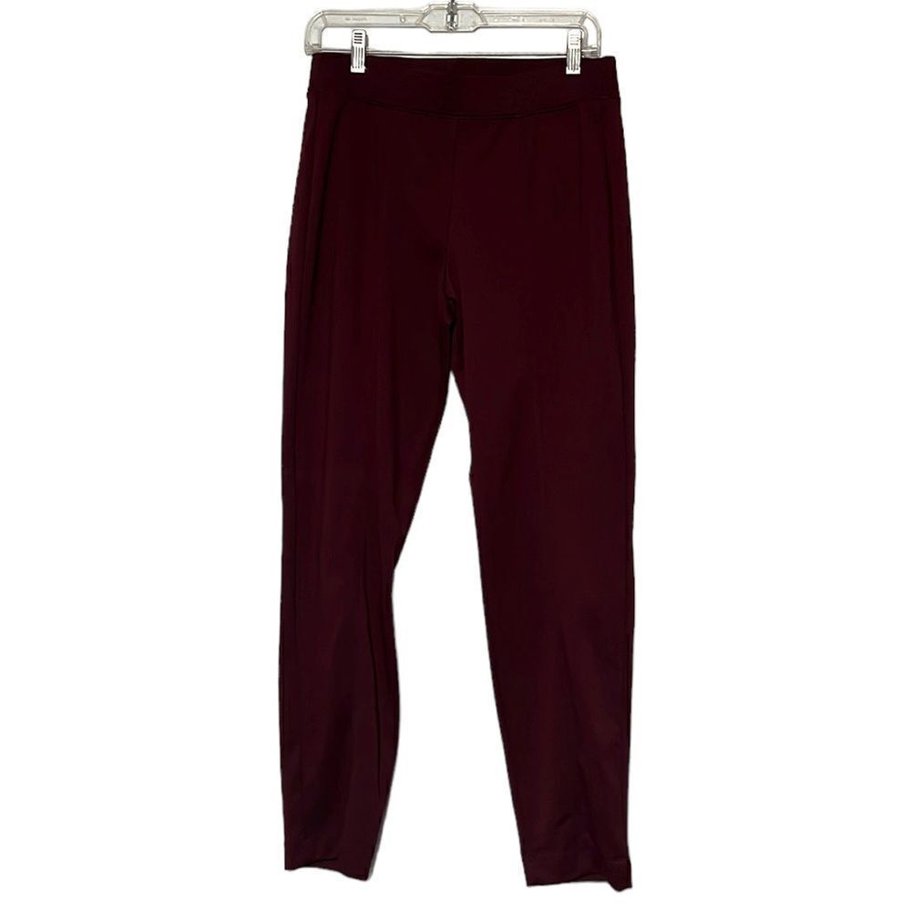 Croft & Barrow Pants Womans Size Small Pull on Maroon Tummy Control Stretch